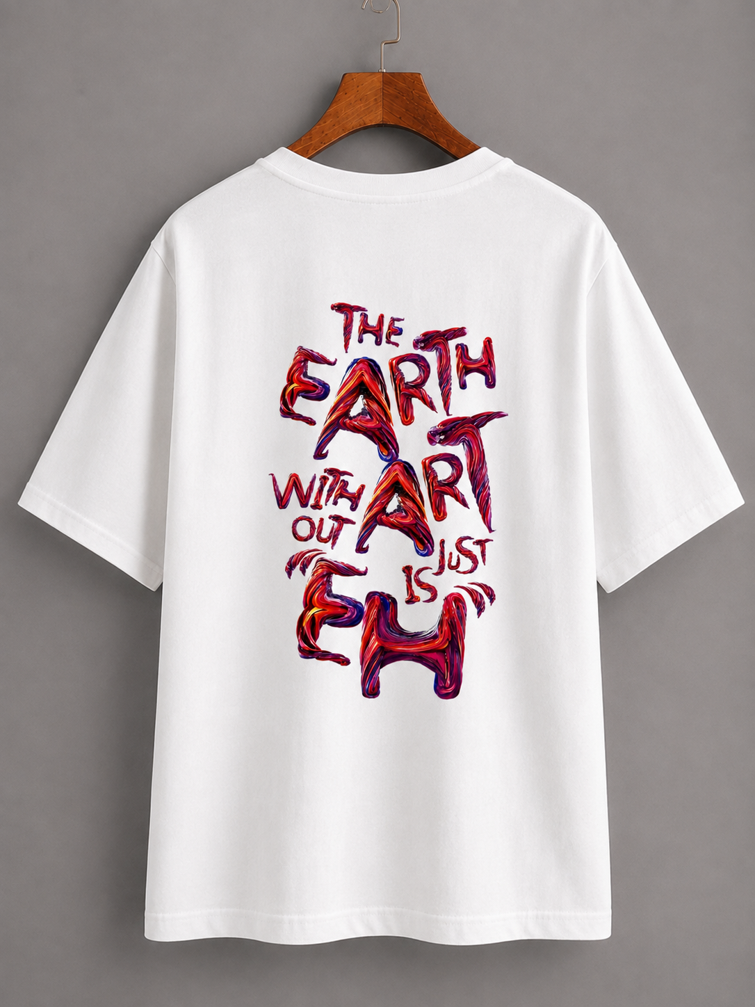 RARE RASU "Art Speaks" Pocket Illustration & Typography Oversized T-shirt | Premium Tshirt Collection