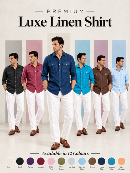 RARE RASU Luxe Linen Utility Shirt